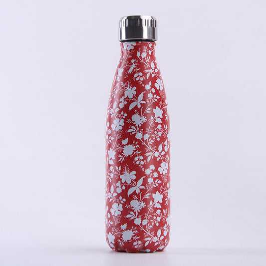 Stainless Steel Vacuum Flask Fashion Printing Vacuum Flask